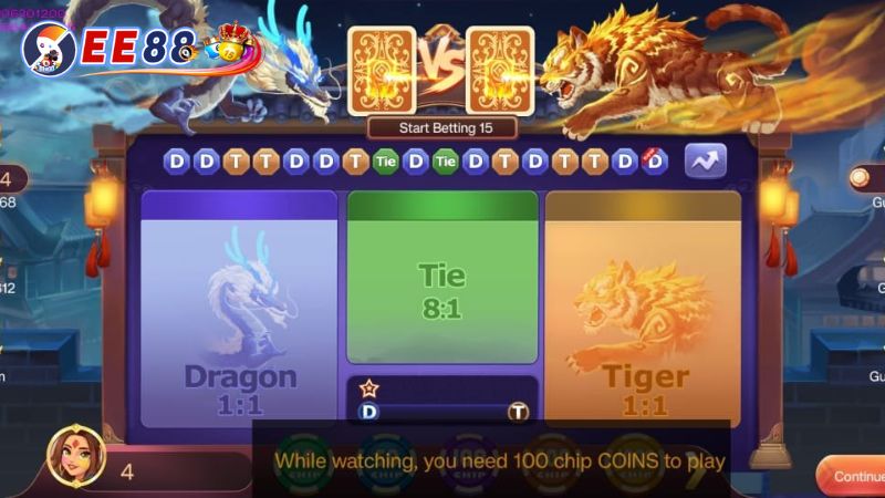 Game Rồng Hổ EE88 Siêu HOT